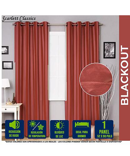 CORTINA P/SALA BLACKOUT SOLARIS 52 X 90 PULG SCR-2740-BLUSH