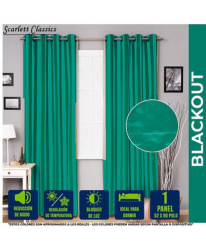 CORTINA P/SALA BLACKOUT SOLARIS 52 X 90 PULG SCR-2744-SBLU